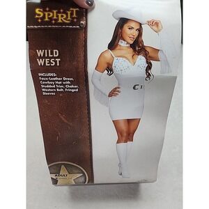 Spirit Wild West Costume Cowgirl Accessories,  NO DRESS. Adult Small‎ 2-6